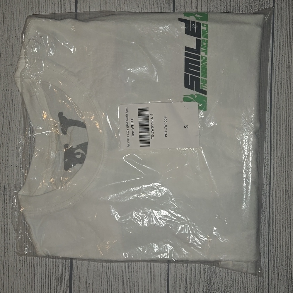 VLONE x Juice World x XO Men's Short Sleeve T-Shirt White Size S NWT - Picture 8 of 9